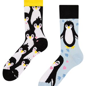 Calcetines alegres Pingüino en invierno