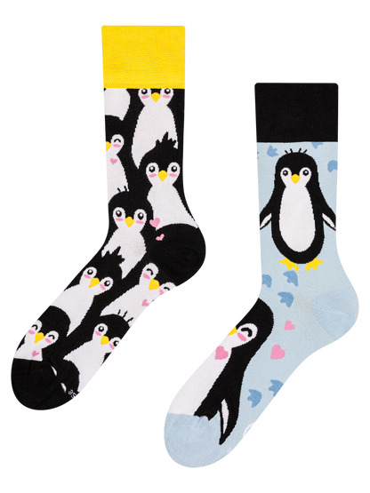 Calcetines alegres Pingüino en invierno