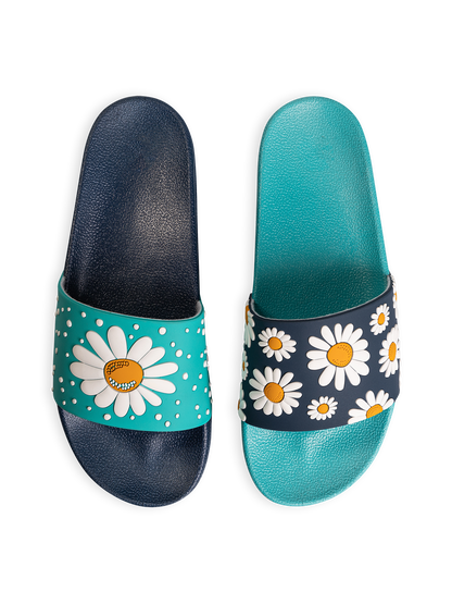 Chanclas alegres Flor de margarita