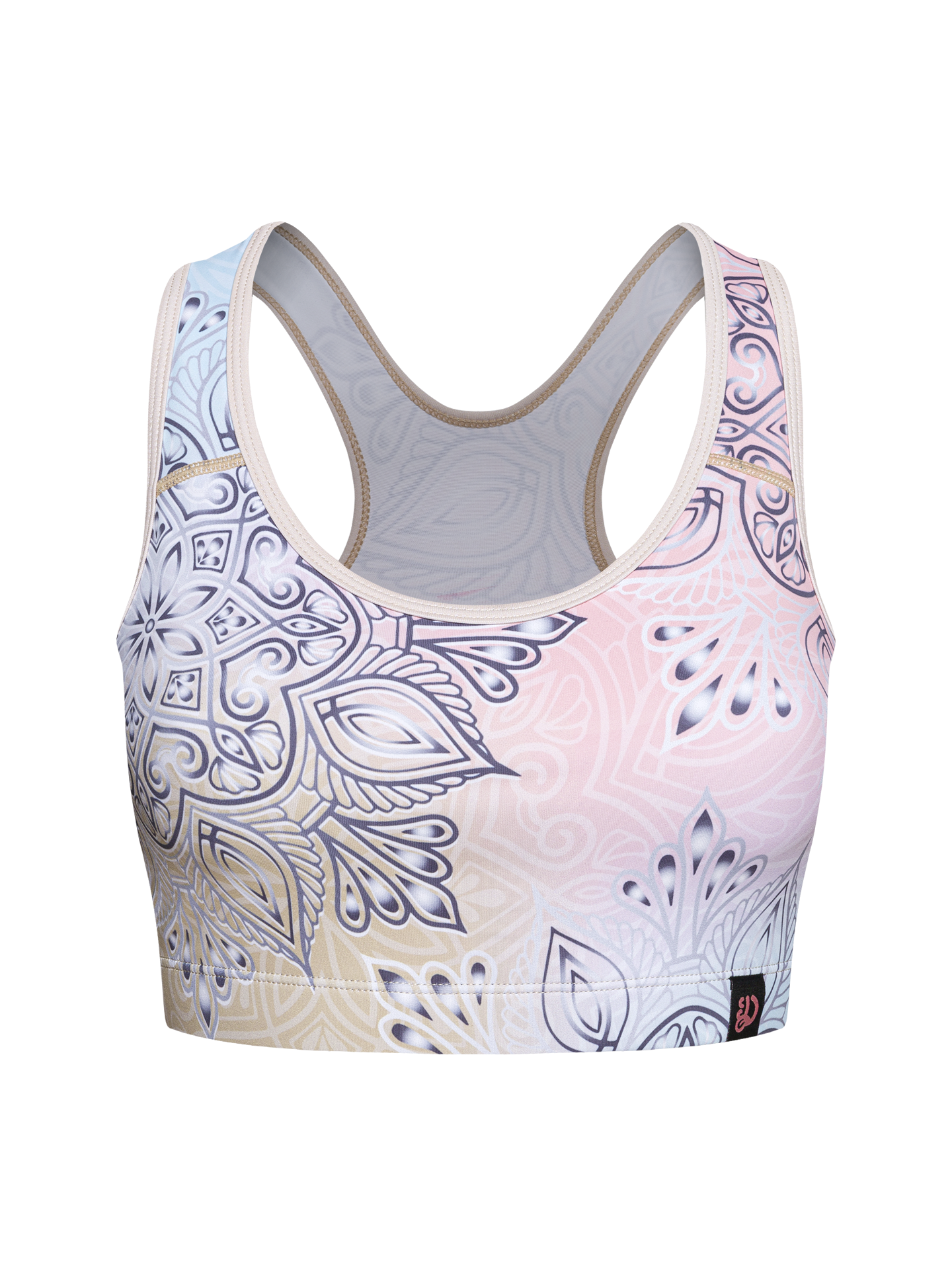 Top deportivo alegre Mandala pastel