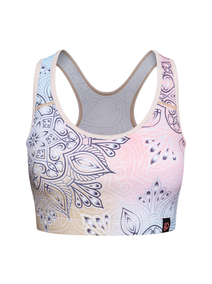 Top deportivo alegre Mandala pastel