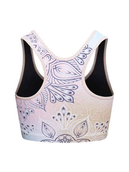 Top deportivo alegre Mandala pastel