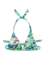 Top triangular alegre de bikini Pop Art