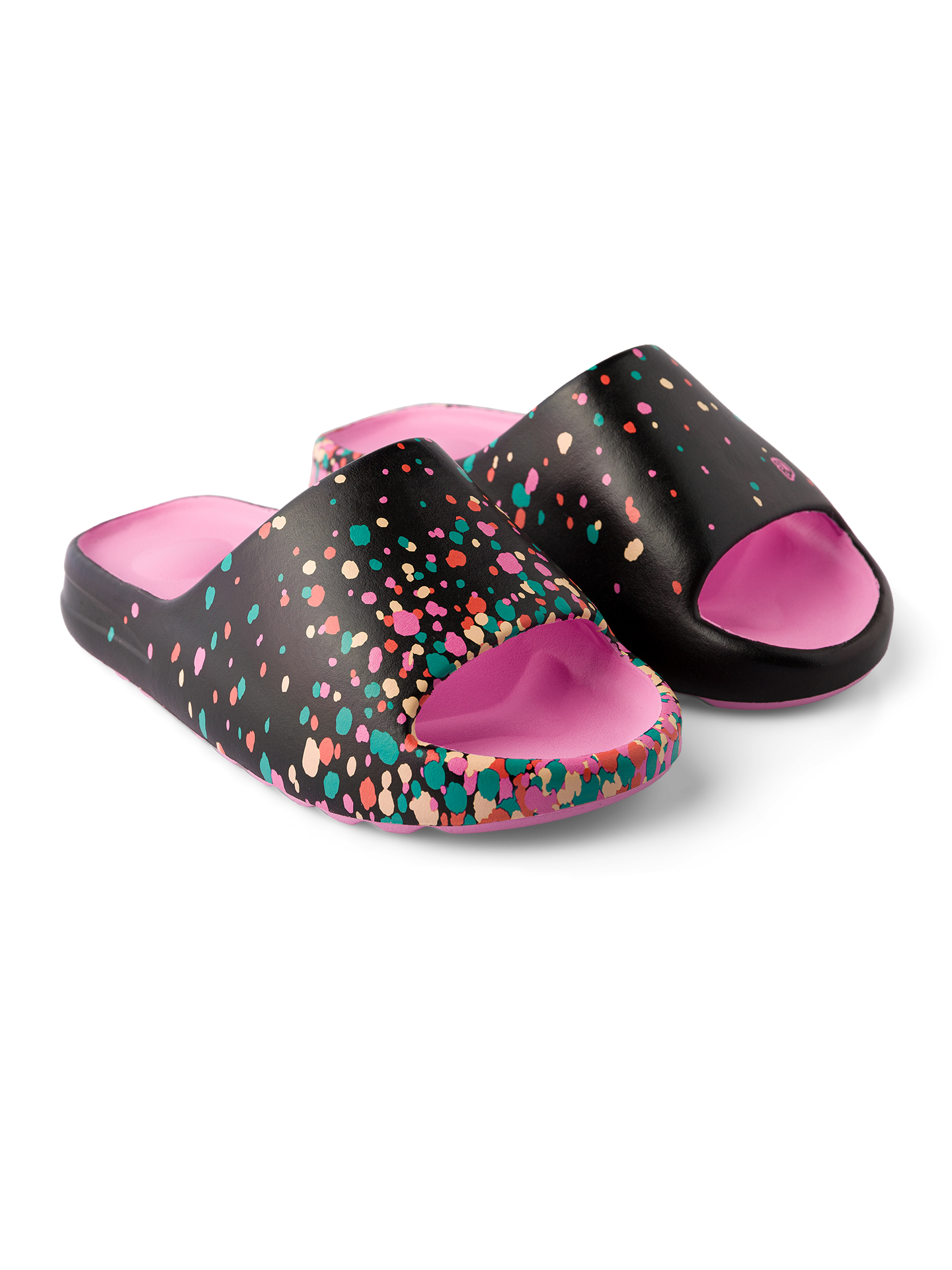 Sandalias alegres chunky Gotas de colores