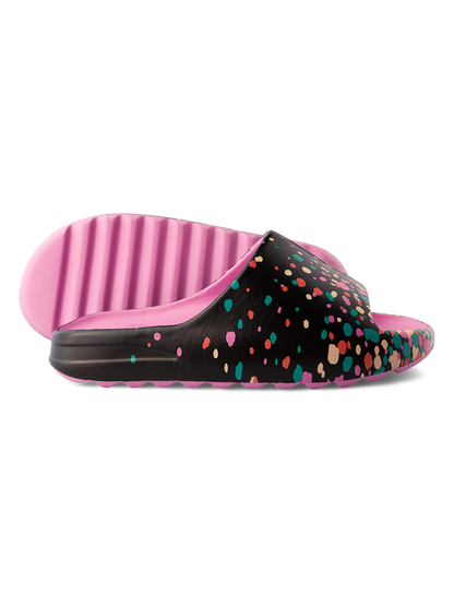 Sandalias alegres chunky Gotas de colores