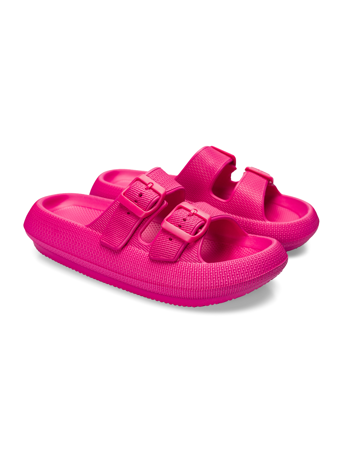 Sandalias con plataforma para mujer Rosa frambuesa