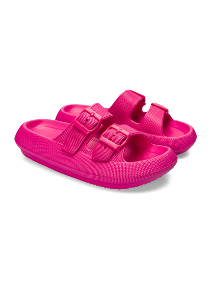 Sandalias con plataforma para mujer Rosa frambuesa