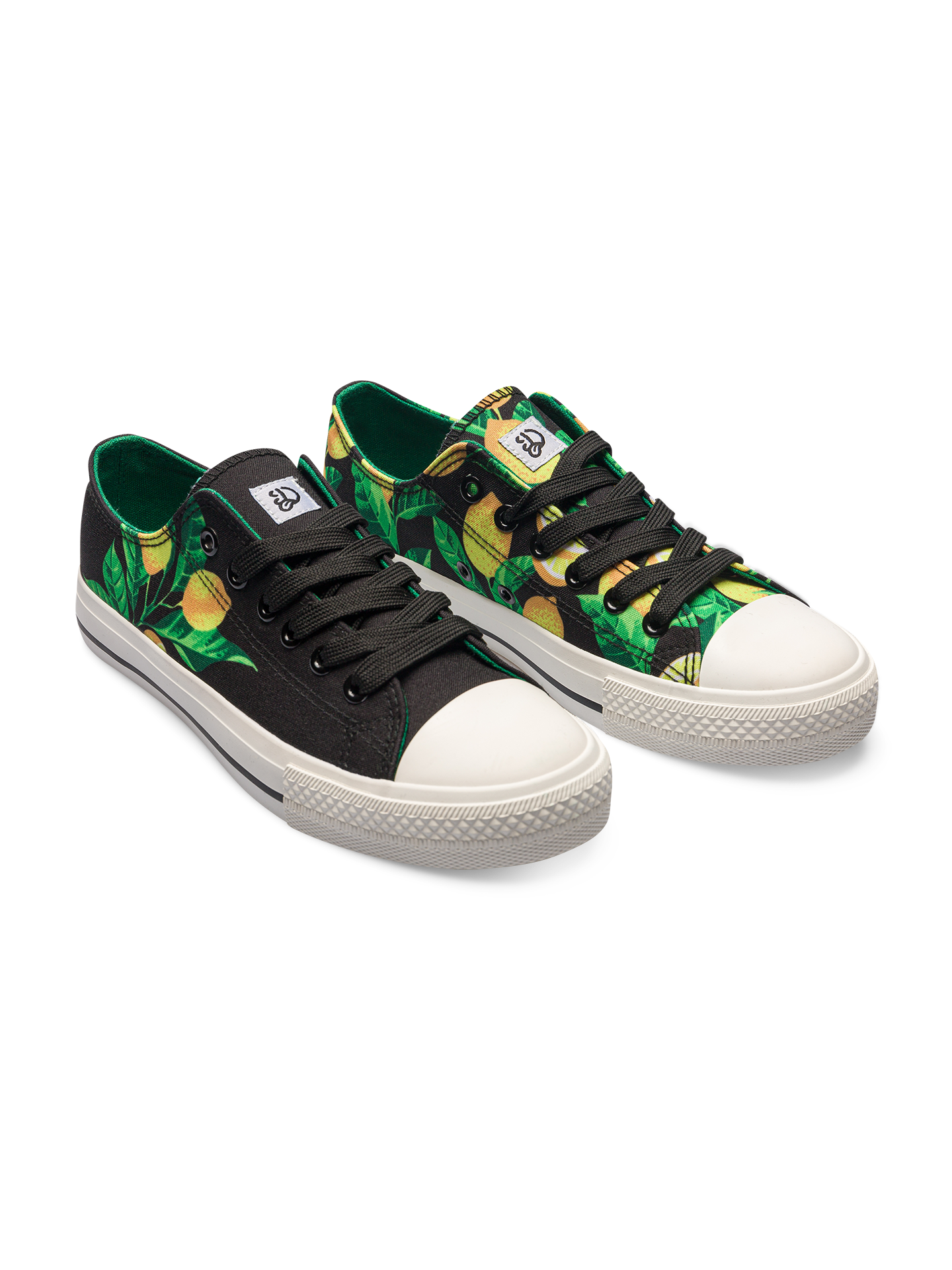 Zapatillas de lona alegres Limones