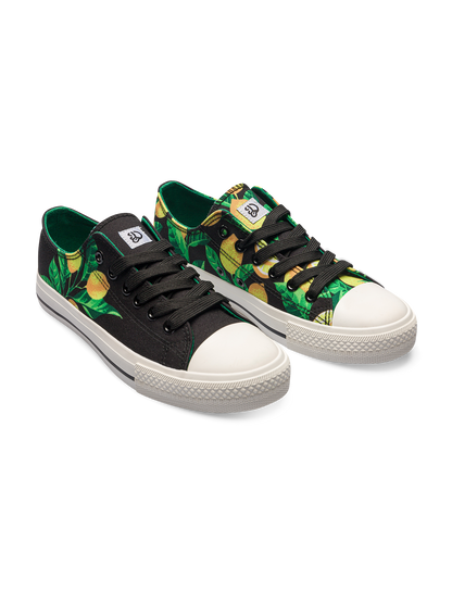 Zapatillas de lona alegres Limones