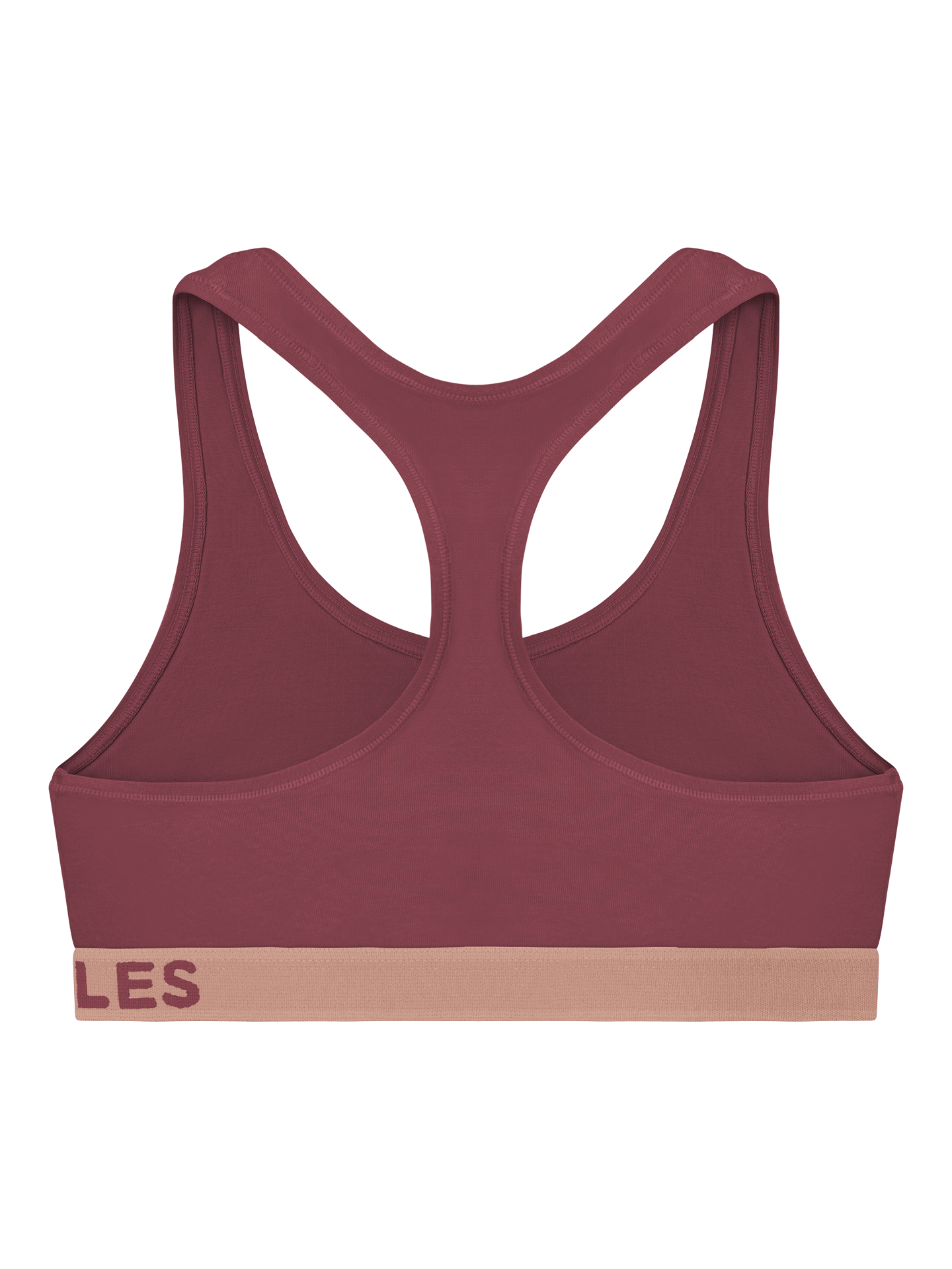 Bralette para mujer rojo tierra