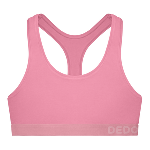 Bralette para mujer rosa envejecido