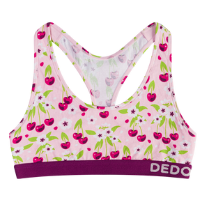 Bralette alegre para mujer Floración del cerezo