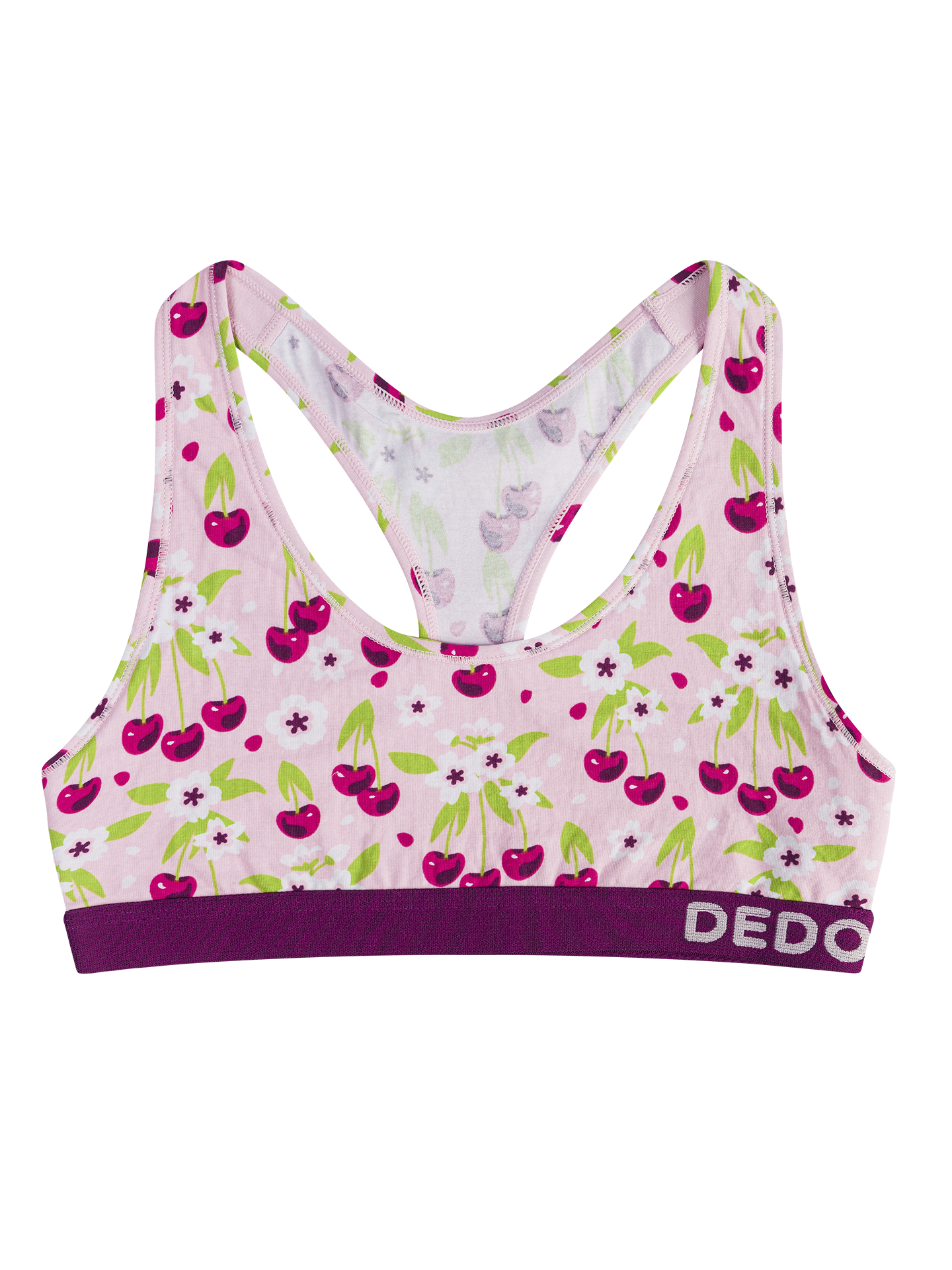 Bralette alegre para mujer Floración del cerezo