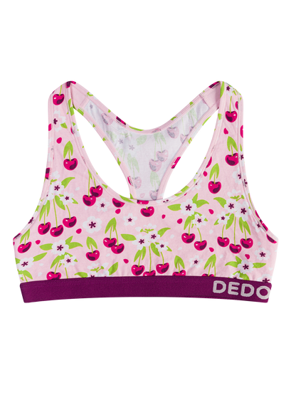 Bralette alegre para mujer Floración del cerezo