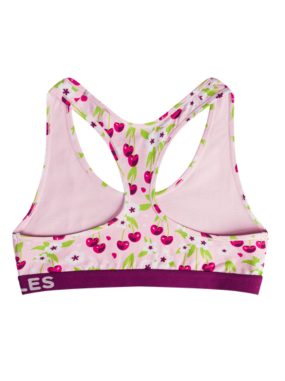 Bralette alegre para mujer Floración del cerezo