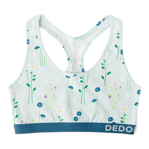 Bralette alegre para mujer Flores del prado