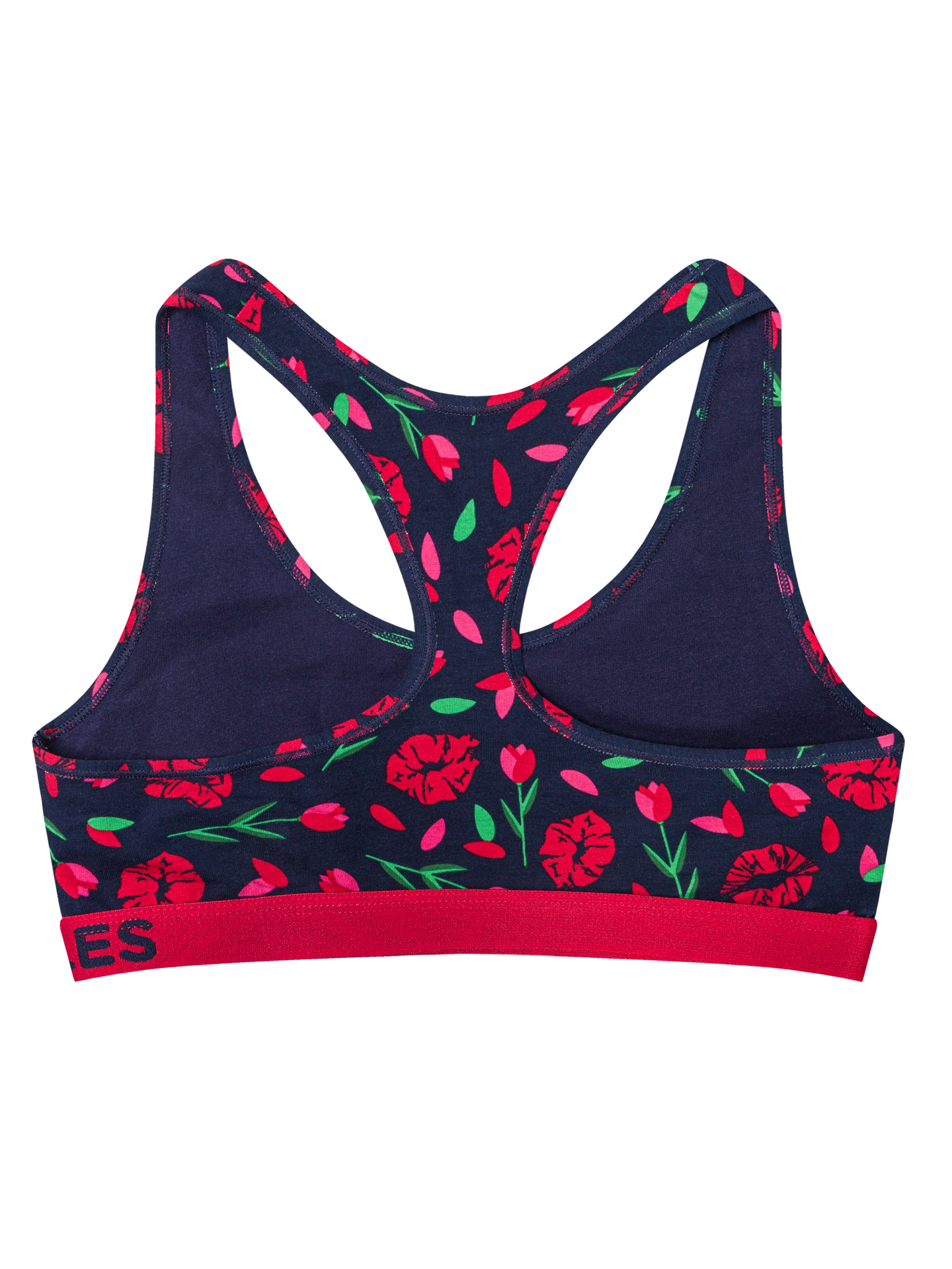 Bralette alegre para mujer Labios de tulipán