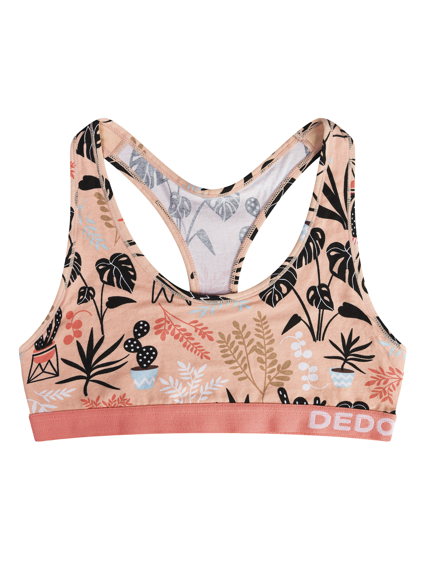 Bralette alegre para mujer Plantas de interior