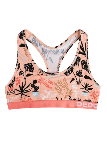 Bralette alegre para mujer Plantas de interior