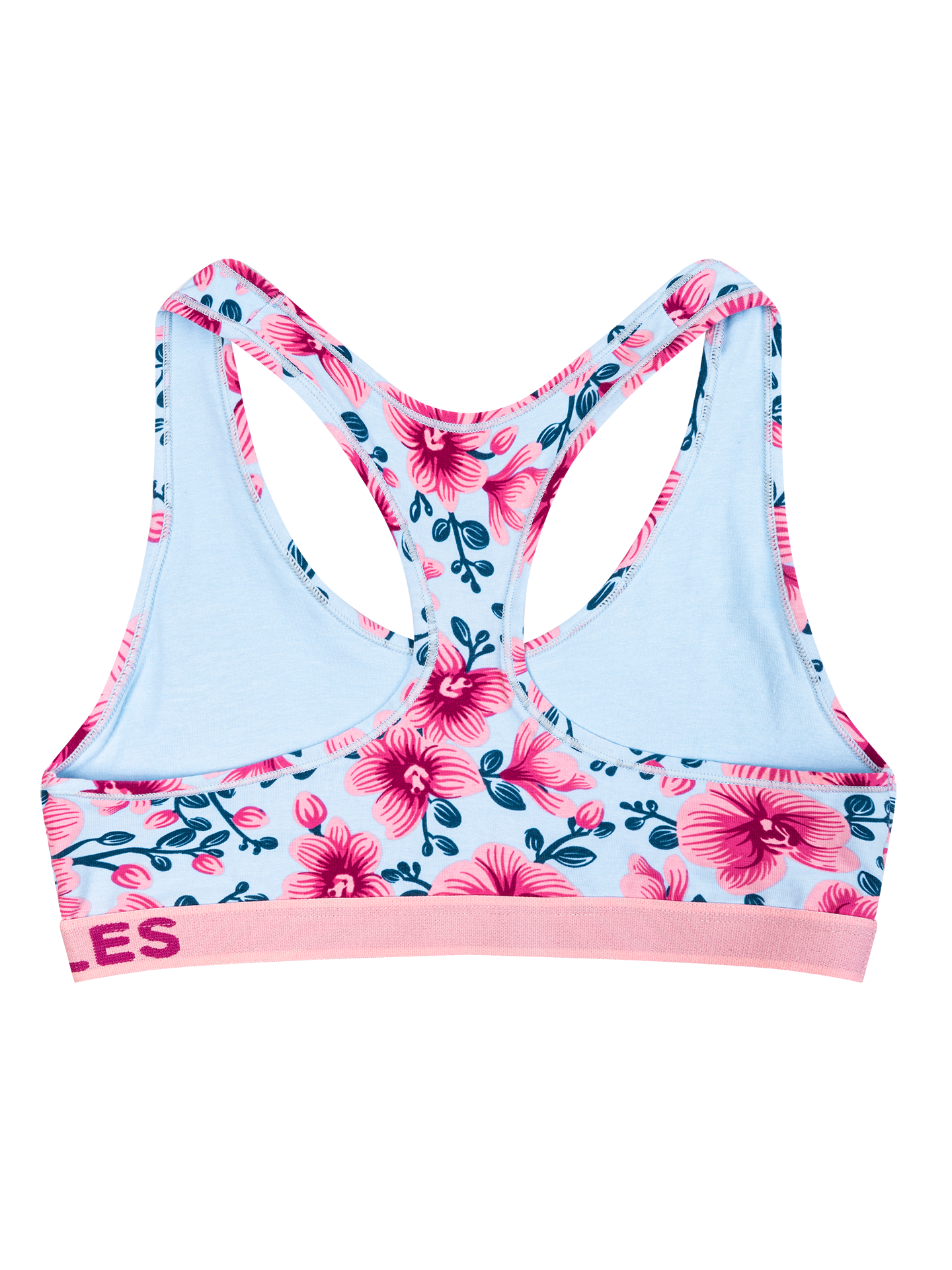 Bralette alegre para mujer Orquídeas