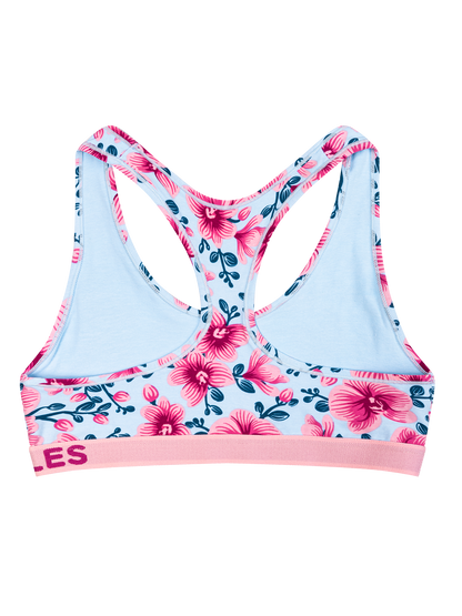 Bralette alegre para mujer Orquídeas