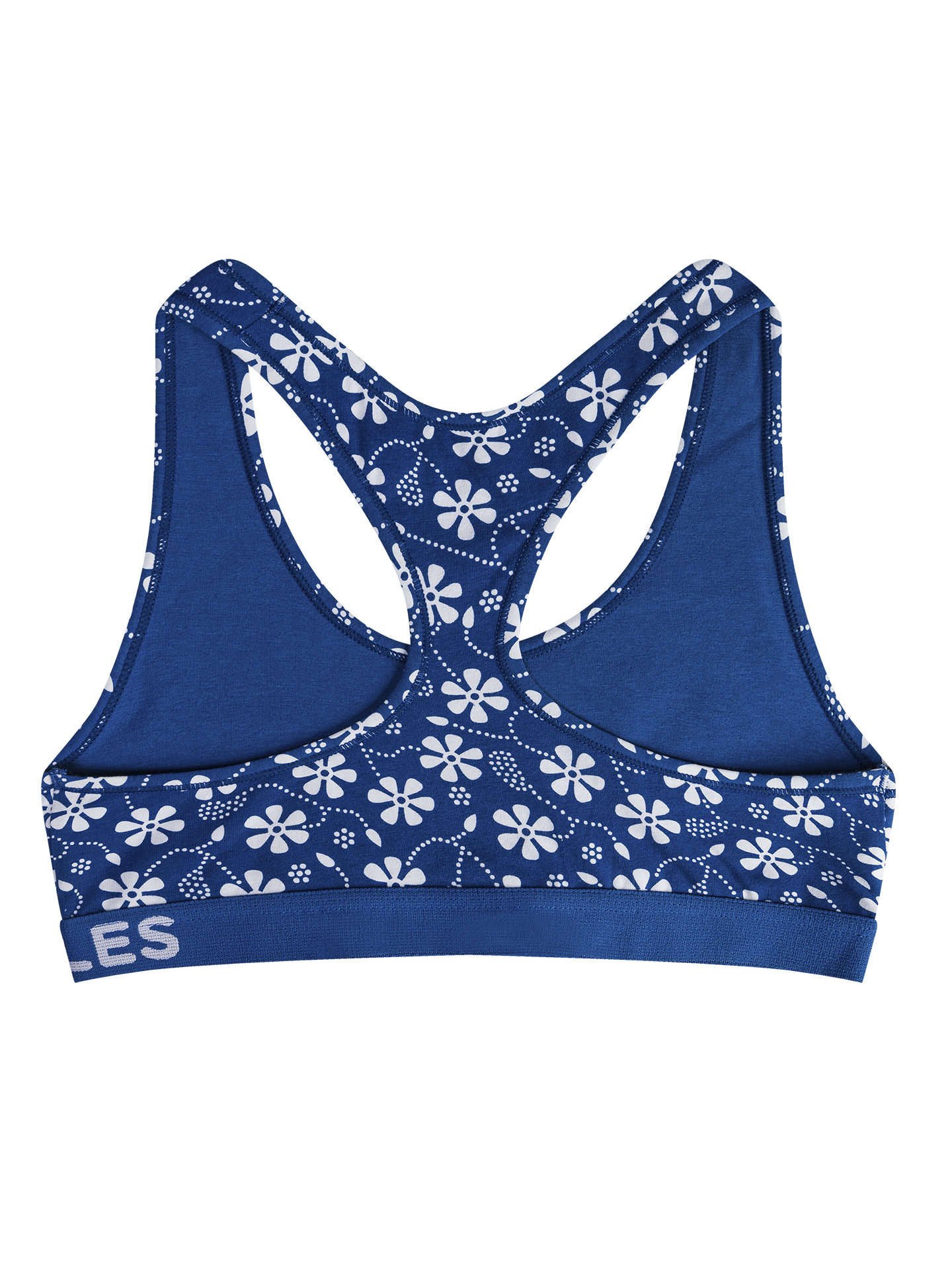 Bralette alegre para mujer Estampado azul