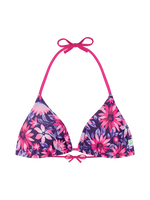 Top triangular alegre de bikini Espíritu floral