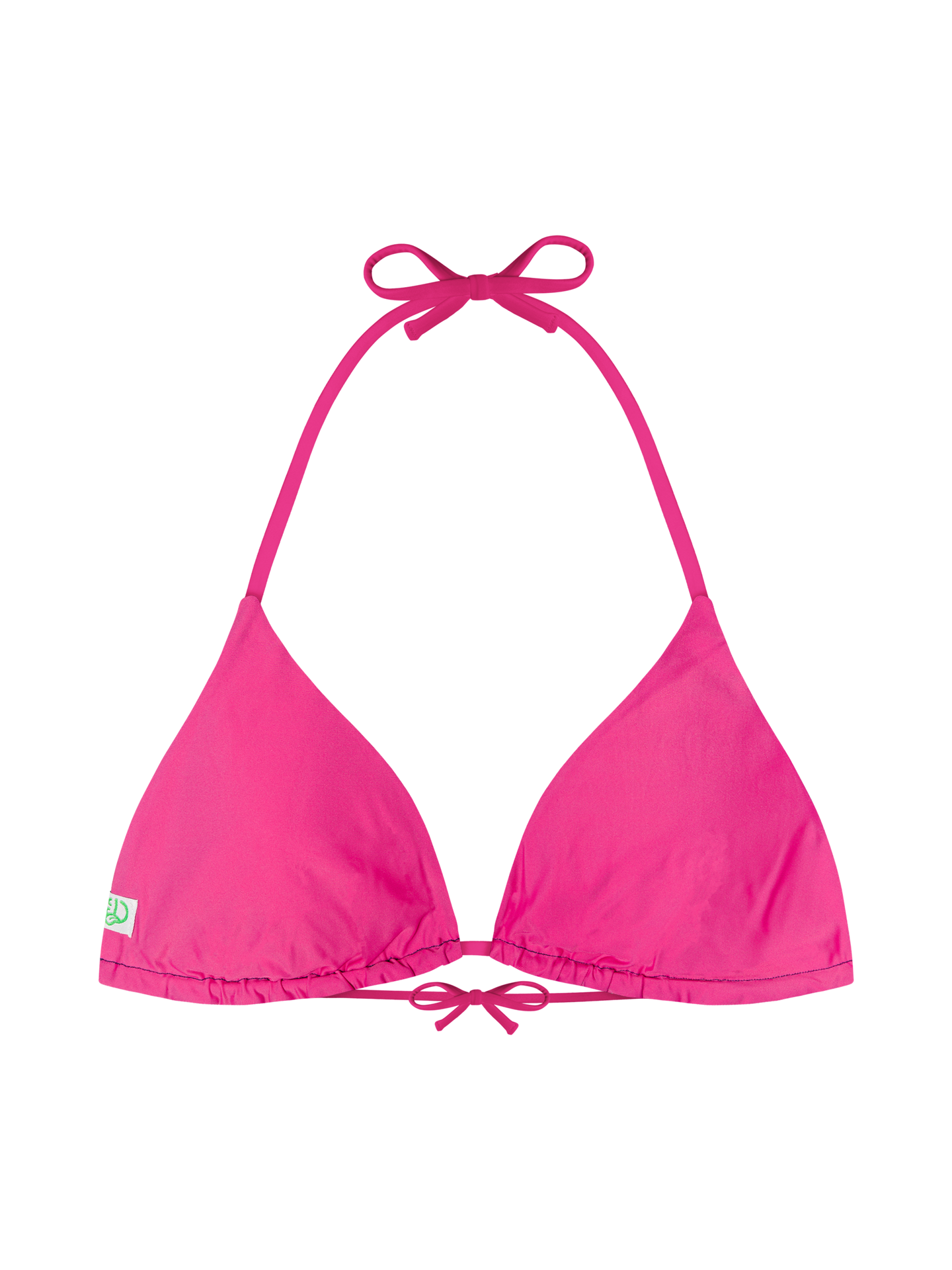 Top triangular alegre de bikini Espíritu floral