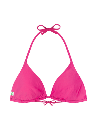 Top triangular alegre de bikini Espíritu floral