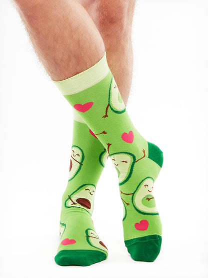 Calcetines alegres Amor por los aguacates