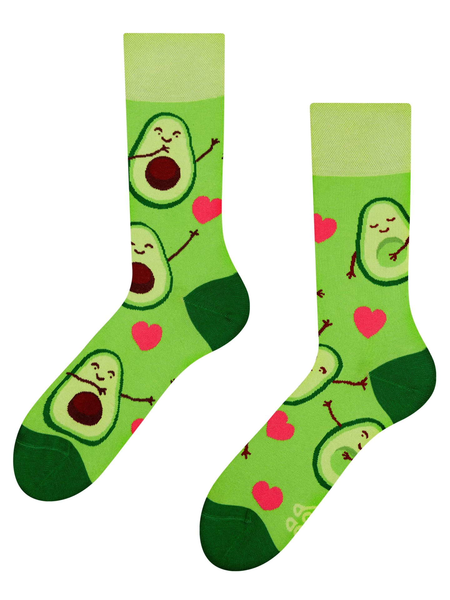 Calcetines alegres Amor por los aguacates