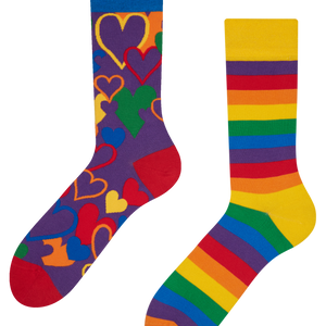 Calcetines alegres Amor multicolor