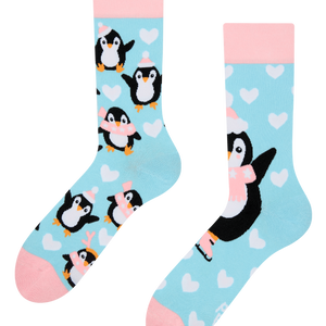 Calcetines alegres Pingüino patinador