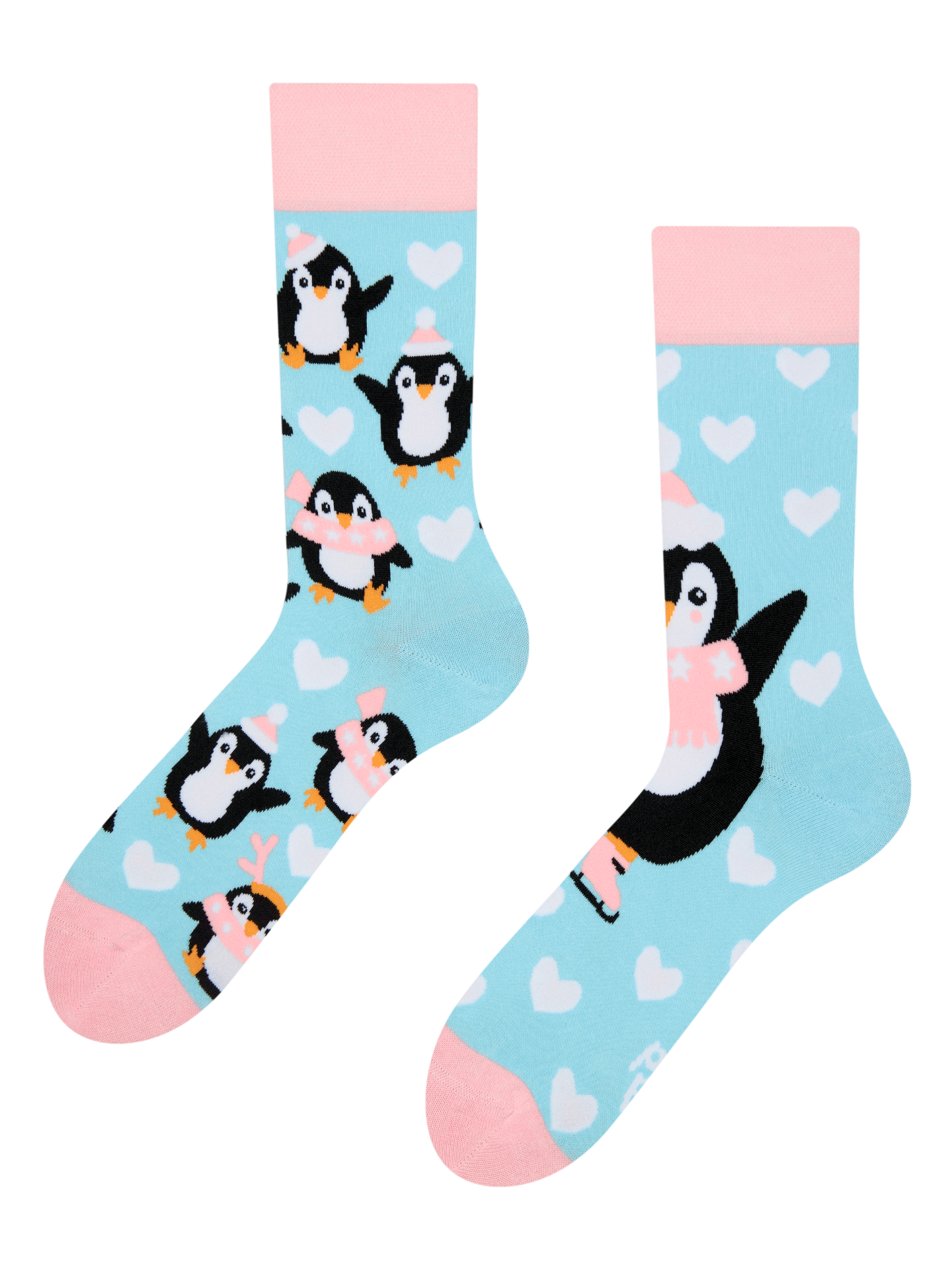 Calcetines alegres Pingüino patinador