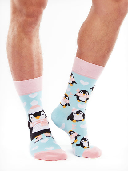 Calcetines alegres Pingüino patinador