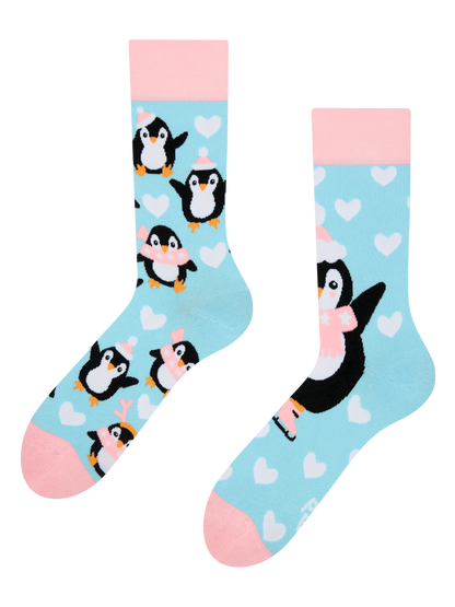 Calcetines alegres Pingüino patinador