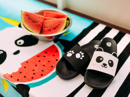 Chanclas infantiles alegres Pata de panda