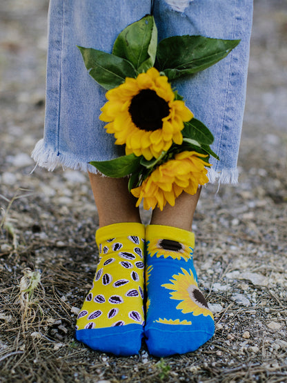 Calcetines tobilleros alegres Girasol