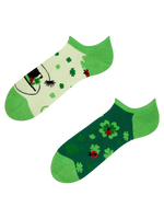 Calcetines sneakers alegres Trébol de cuatro hojas