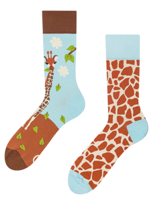 Calcetines alegres Linda jirafa
