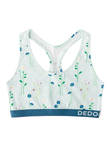 Bralette alegre para mujer Flores del prado