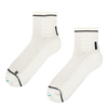 Calcetines tobilleros de senderismo para hombre, blanco