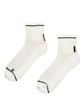 Calcetines tobilleros de senderismo para hombre, blanco