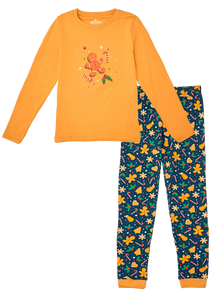Pijama alegre para mujer Galletas de jengibre y dulces