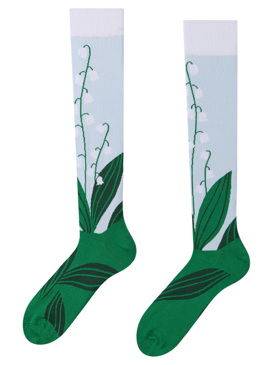 knee-high-socks-lilies-of-the-valley-98/98733dbb252808145bfc0891b764300ebda6e28e