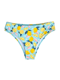 Bragas de bikini de cintura media Limones de verano