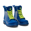 Botas de agua infantiles alegres Azul océano