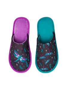Pantuflas alegres Libélulas en la noche