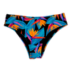 Bragas de bikini de cintura media Ave del paraíso