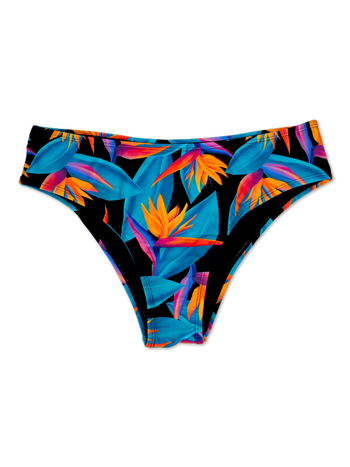 Bragas de bikini de cintura media Ave del paraíso